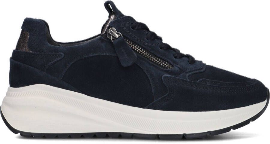GABOR Lage Sneakers Dames 598 Maat: 44 Materiaal: Suède Kleur: Blauw