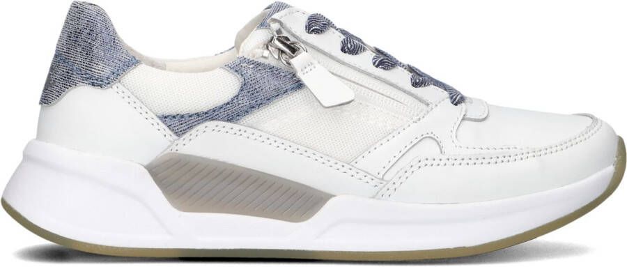 GABOR Lage Sneakers Dames 958 Maat: 40 5 Materiaal: Leer Kleur: Wit