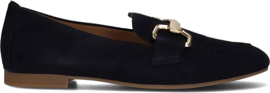 GABOR Loafers Dames 211 Maat: 35 Materiaal: Suède Kleur: Blauw
