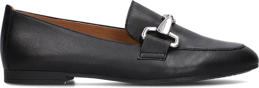 Gabor Zwarte Loafers met Zilveren Horsebit Detail Black Dames - Foto 4