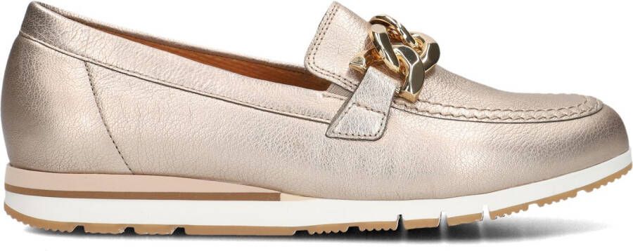 GABOR Loafers Dames 415.1 Maat: 36 Materiaal: Leer Kleur: Goud