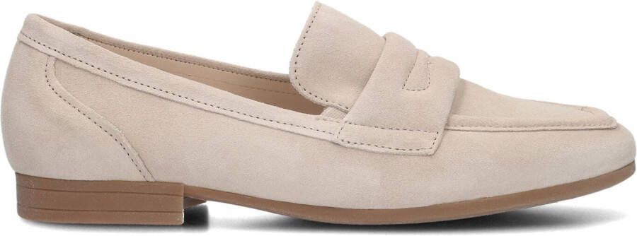 GABOR Loafers Dames 424.1 Maat: 39 Materiaal: Suède Kleur: Beige