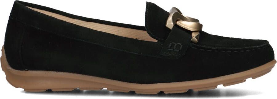 GABOR Mocassins Dames 444.1 Maat: 35 Materiaal: Suède Kleur: Zwart