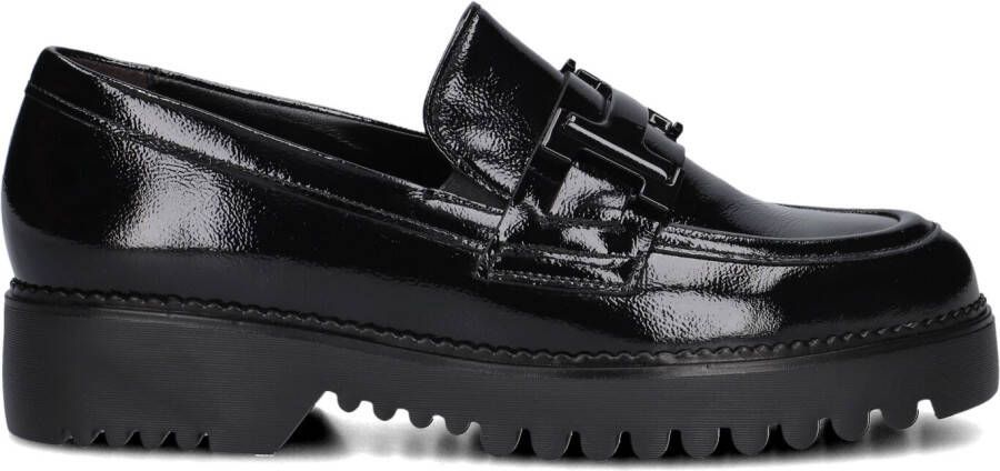 GABOR Loafers Dames 452 Maat: 40 Materiaal: Leer Kleur: Zwart