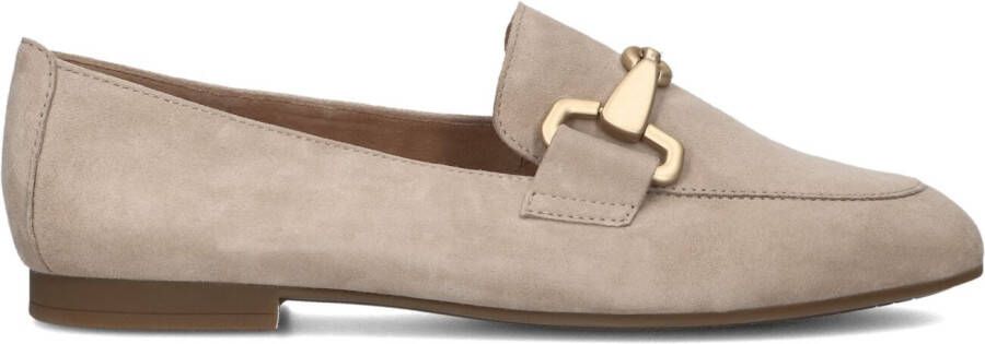 GABOR Loafers Dames 45.211 Maat: 40 Materiaal: Suède Kleur: Beige