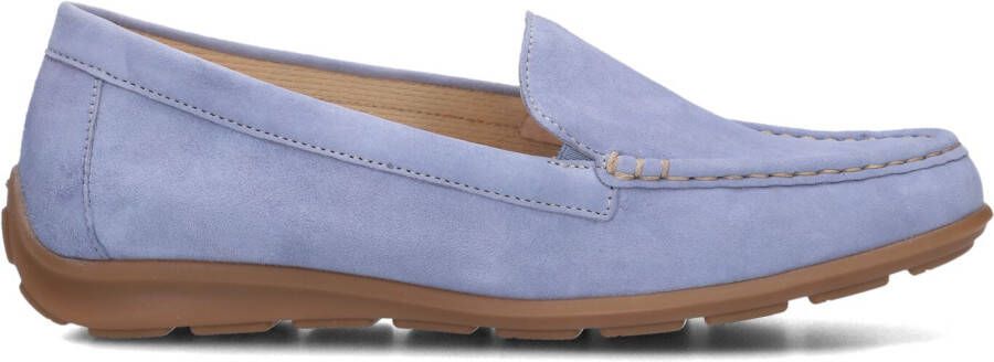 GABOR Mocassins Dames 440 Maat: 38 5 Materiaal: Suède Kleur: Blauw