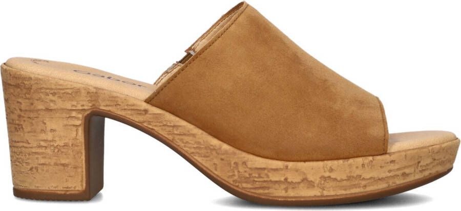 GABOR Muiltjes Dames 760 Maat: 40 Materiaal: Suède Kleur: Cognac - Foto 5
