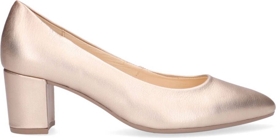 GABOR Pumps Dames 450 Maat: 39 Materiaal: Leer Kleur: Goud