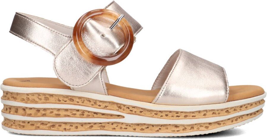 GABOR Dames 550.2 Maat: 35 Materiaal: Leer Kleur: Beige