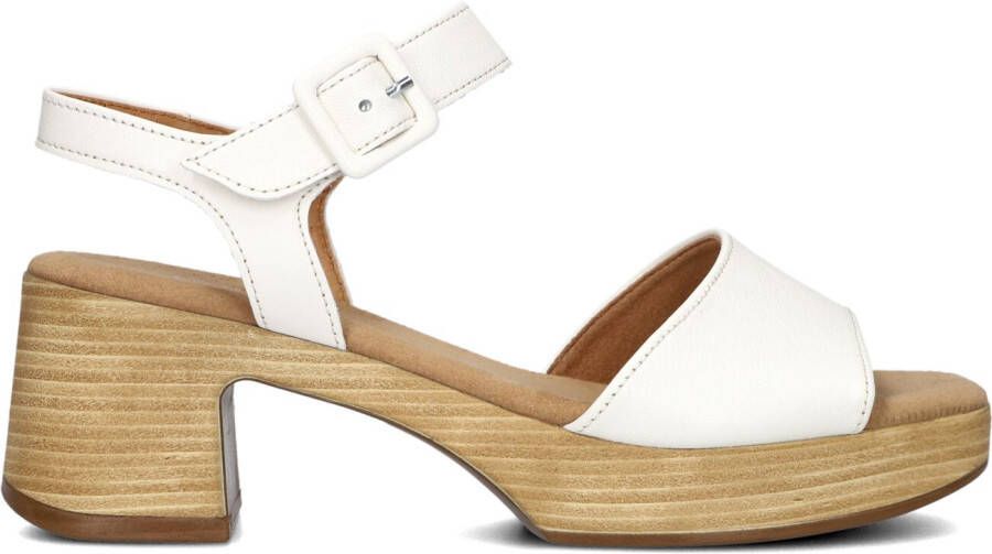 GABOR Sandalen Dames 721.1.0 Maat: 37 Materiaal: Leer Kleur: Wit