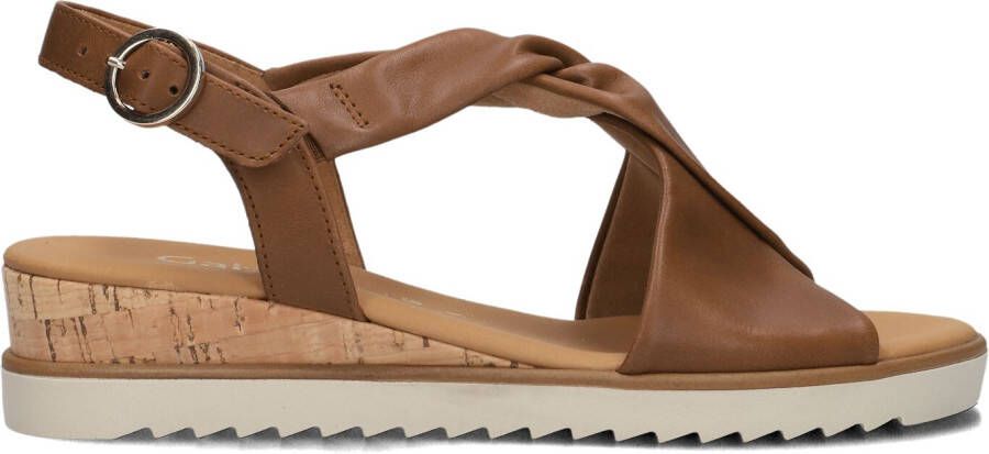 GABOR Dames 751.1 Maat: 44 Materiaal: Suède Kleur: Camel