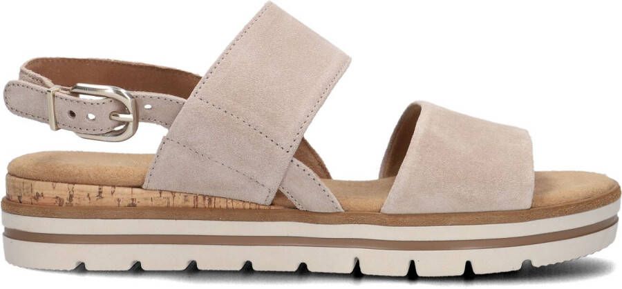 GABOR Dames 774.1 Maat: 37 5 Materiaal: Suède Kleur: Beige