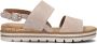 Gabor Beige Comfort Sandalen met Elastische Band Beige Dames - Thumbnail 3