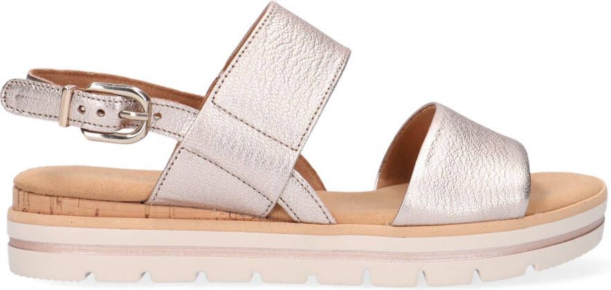 GABOR Dames 774.1 Maat: 40 Materiaal: Leer Kleur: Beige