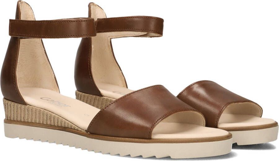 GABOR Dames 780.2 Maat: 41 Materiaal: Leer Kleur: Camel