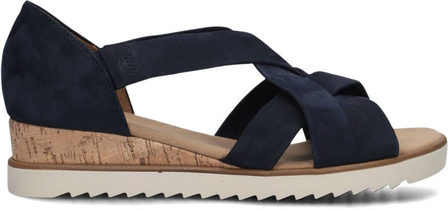 GABOR Dames 782 Maat: 38 5 Materiaal: Suède Kleur: Blauw