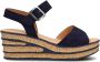 Gabor 651 Sandalen Met Sleehak Dames Blauw - Thumbnail 2