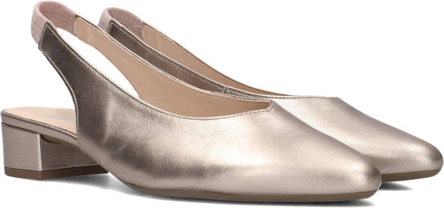 GABOR Slingbacks Dames 520.3 Maat: 37 Materiaal: Leer Kleur: Goud