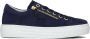Gabor Lage Sneakers Donkerblauw Suède Blue Dames - Thumbnail 4
