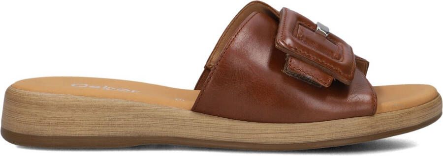 GABOR Slippers Dames 731.3 Maat: 40 Materiaal: Leer Kleur: Bruin - Foto 2