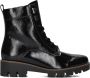 Gabor Zwarte Leren Veterschoenen Black Dames - Thumbnail 2