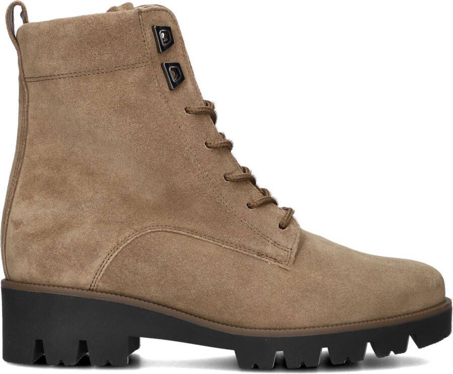 GABOR Veterboots Dames 776 Maat: 43 Materiaal: Suède Kleur: Beige
