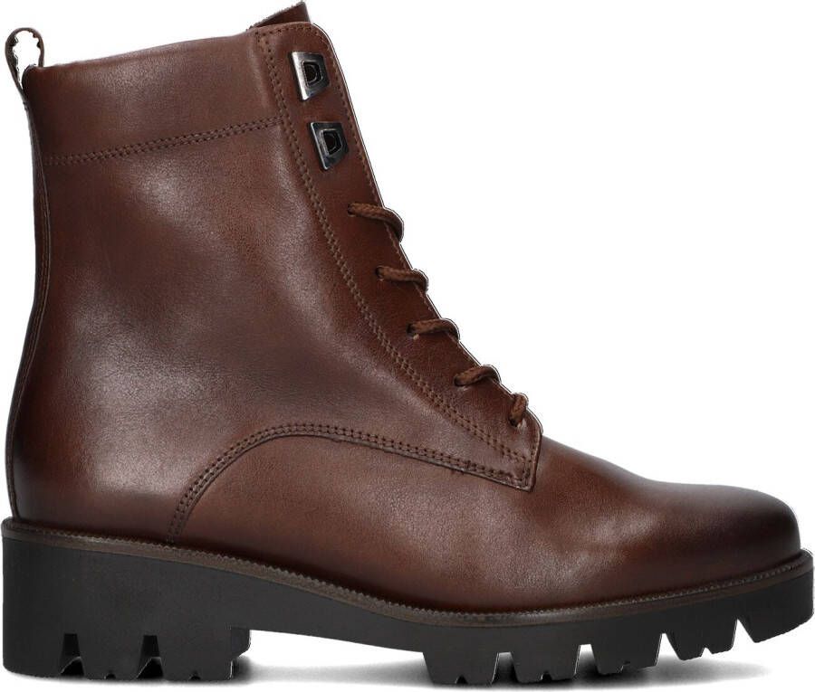 GABOR Veterboots Dames 776 Maat: 40 5 Materiaal: Suède Kleur: Cognac