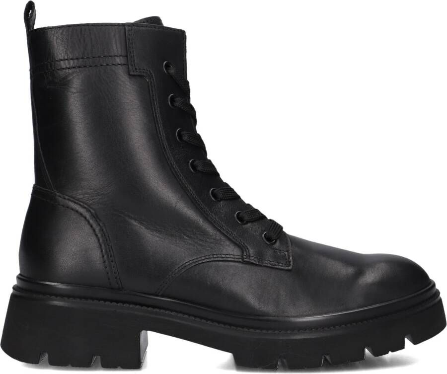 GABOR Veterboots Dames 852 Maat: 40 5 Materiaal: Leer Kleur: Zwart