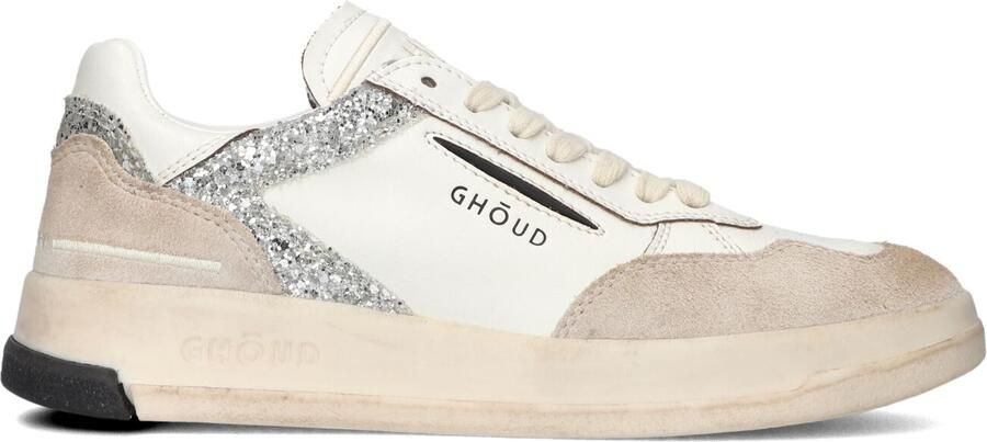 GHOUD Lage Sneakers Dames Tweener Low D Leer Grijs