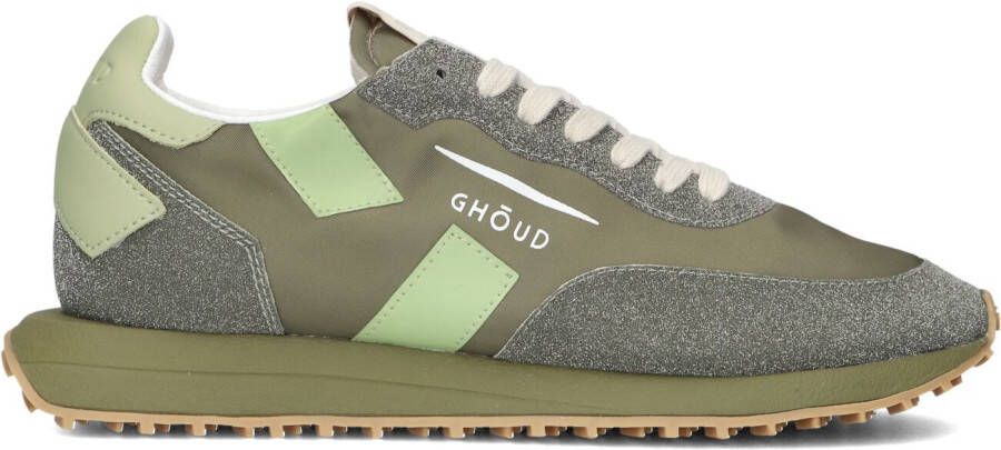 GHOUD Lage Sneakers Dames Starlight Multi Low Maat: 42 Materiaal: Leer Kleur: Groen