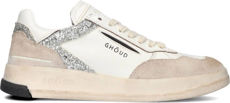 GHOUD Lage Sneakers Dames Tweener Low D Maat: 36 Materiaal: Leer Kleur: Grijs
