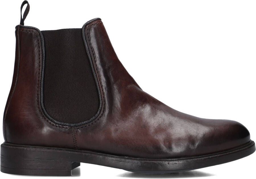 GIORGIO Chelsea Boots Heren 88610 Maat: 44 Materiaal: Leer Kleur: Bruin