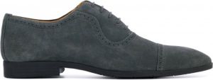 Giuseppe Maurizio Mannen Suède Veterschoenen Herenschoenen 36029 Grijs