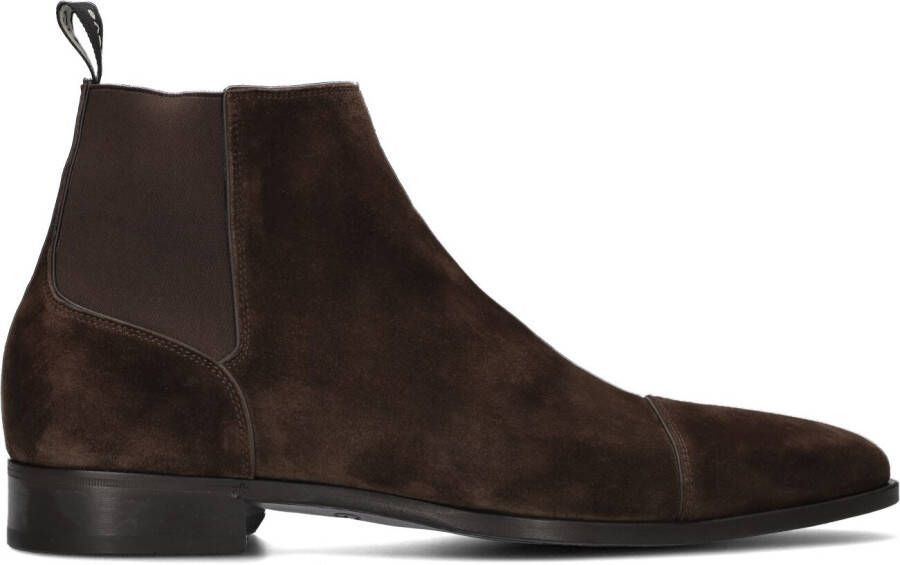 GREVE Chelsea Boots Heren Magnum 4711 Maat: 46 Materiaal: Suède Kleur: Bruin
