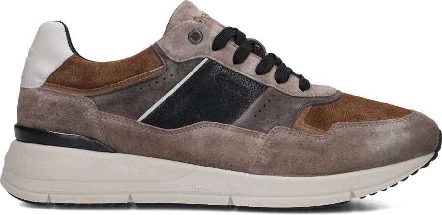 GREVE Lage Sneakers Heren Walker H Maat: 43 5 Materiaal: Suède Kleur: Taupe