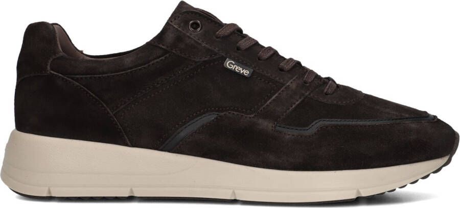 GREVE Lage Sneakers Heren Walker H Maat: 42 Materiaal: Suède Kleur: Bruin - Foto 2