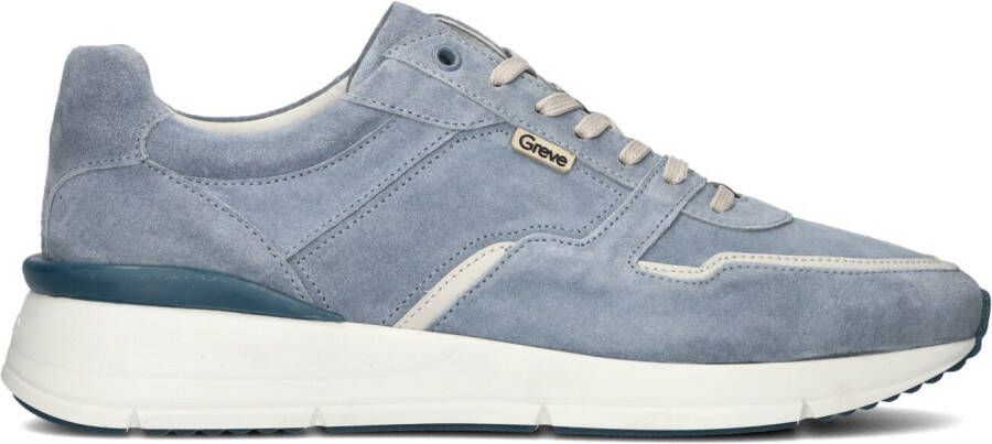GREVE Lage Sneakers Heren Walker H Maat: 42 Materiaal: Suède Kleur: Blauw - Foto 2