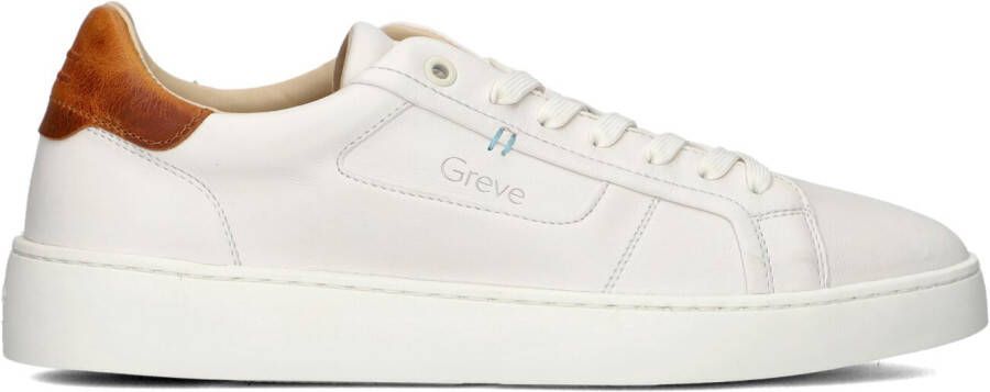 GREVE Lage Sneakers Heren Wave Maat: 41 Materiaal: Leer Kleur: Wit - Foto 5