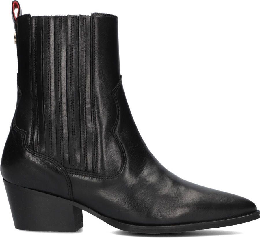 HABOOB Enkellaarsjes Dames Claire Maat: 42 Materiaal: Leer Kleur: Zwart - Foto 3