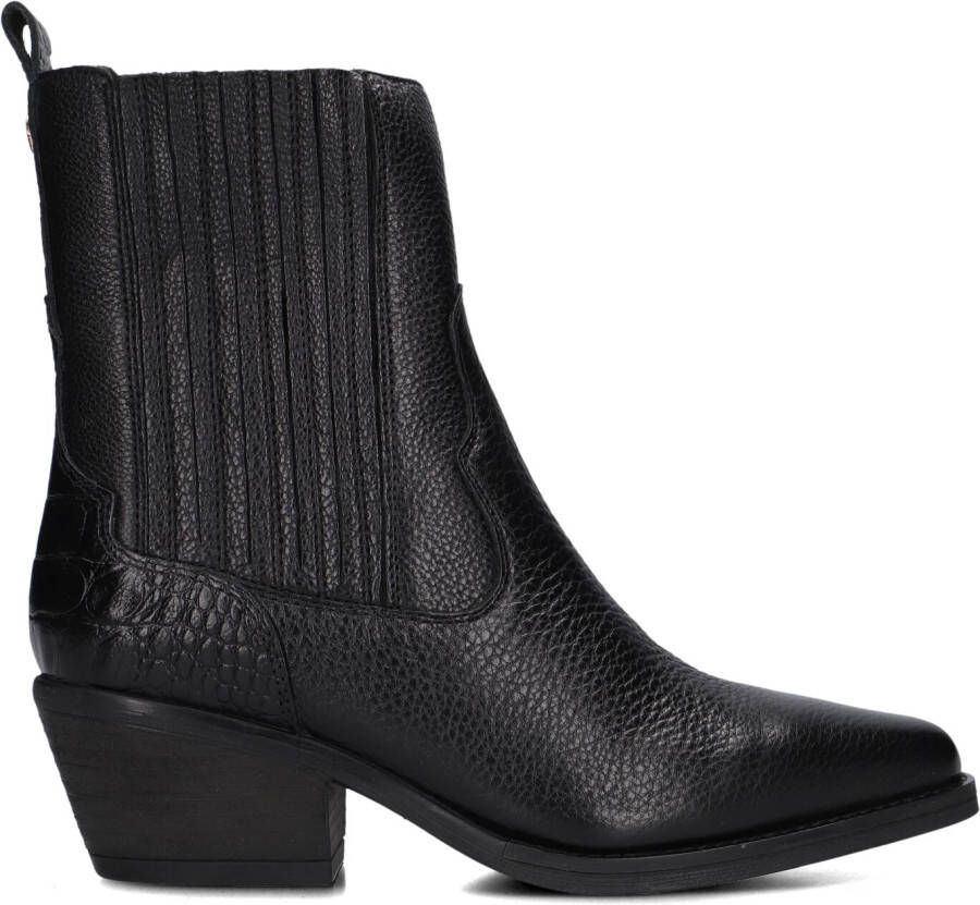 HABOOB Enkellaarsjes Dames Indie Maat: 39 Materiaal: Leer Kleur: Zwart - Foto 5