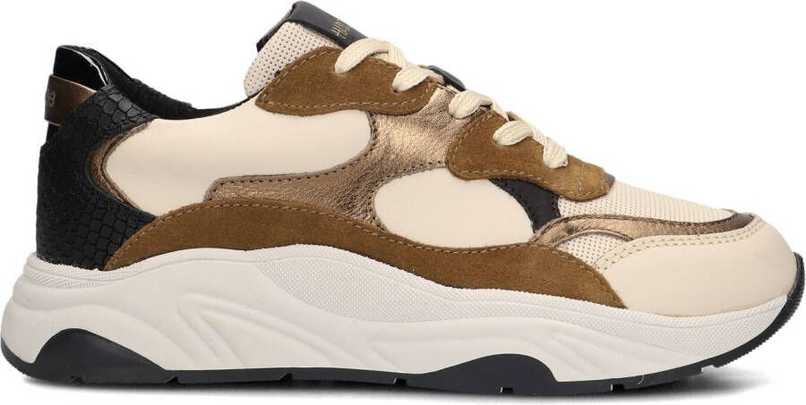 HABOOB Sneakers Dames Lexi Maat: 42 Materiaal: Leer Kleur: Bruin