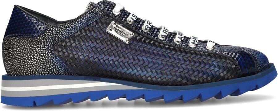HARRIS Lage Sneakers Heren 2817 Maat: 44 Materiaal: Leer Kleur: Blauw