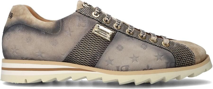 HARRIS Lage Sneakers Heren Fdm Maat: 43 Materiaal: Suède Kleur: Taupe