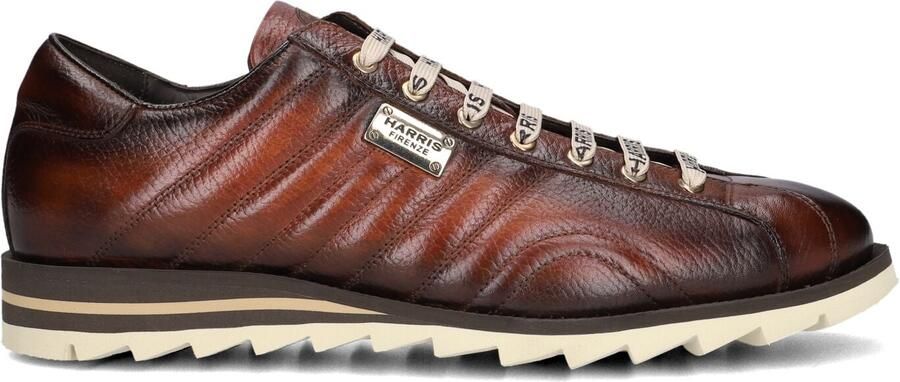 HARRIS Sneakers Heren 0894 Maat: 39 Materiaal: Leer Kleur: Bruin