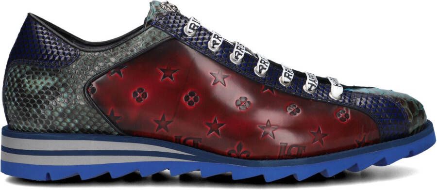 HARRIS Lage Sneakers Heren 2817 Maat: 39 Materiaal: Leer Kleur: Rood