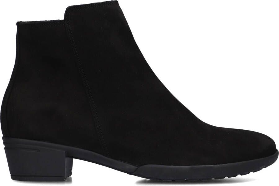 HARTJES Enkellaarsjes Dames 172.0197 Maat: 37 5 Materiaal: Nubuck Kleur: Zwart - Foto 2