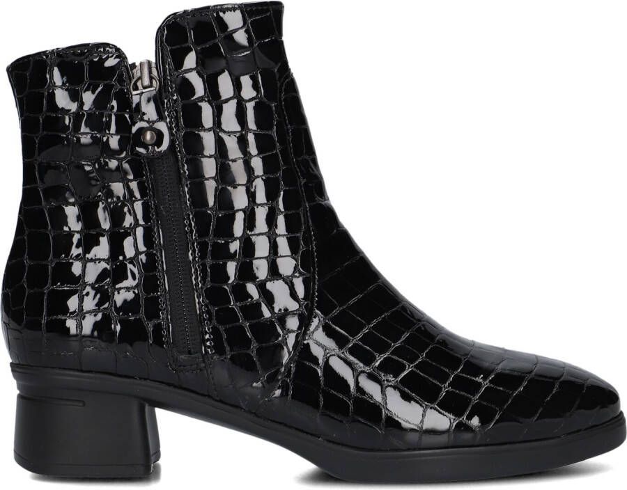 HARTJES Enkellaarsjes Dames 172.1902 Blues Maat: 42 Materiaal: Leer Kleur: Zwart