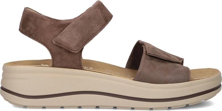 Hartjes 132.2002 43 77.77 Sandalen Bruin Leer Dames Breedtemaat H Bruin - Foto 2
