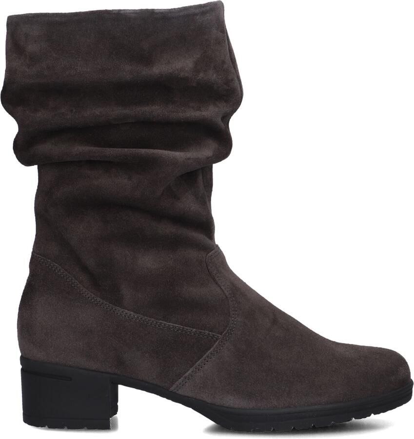 HARTJES Enkellaarsjes Dames Sue D Laars Maat: 43 Materiaal: Suède Kleur: Grijs - Foto 2