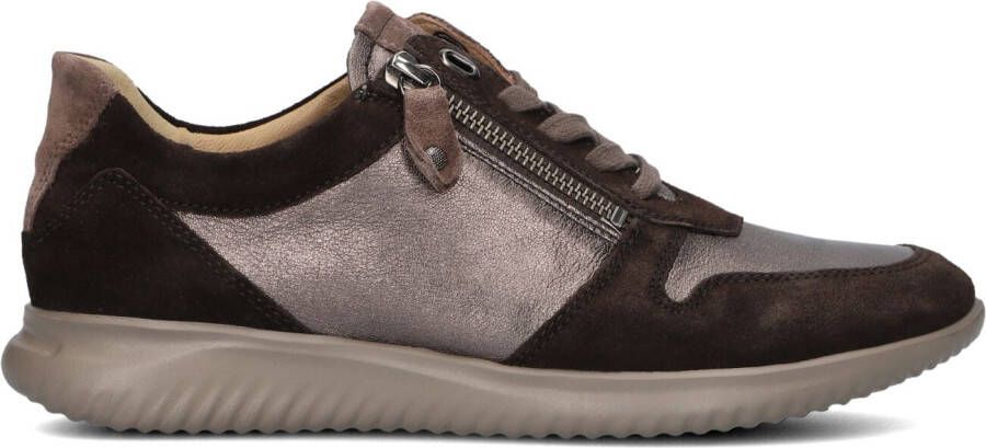 HARTJES Lage Sneakers Dames 162.1128 Maat: 36 Materiaal: Suède Kleur: Taupe